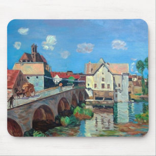Sisley--The Bridge at Moret Mouse Pad