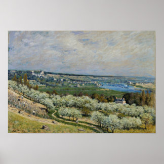 Sisley - The Terrace At Saint-Germain, Spring Poster