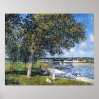 Sisley - Walnut Tree In A Thomery Field