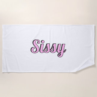 Sissy Beach Towel