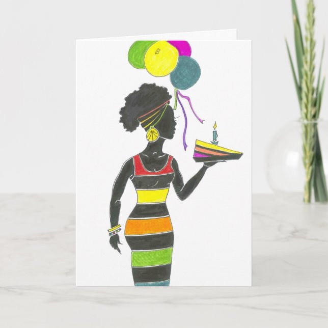 Sista Has a Sliver of Cake Card (Front)