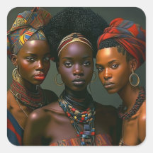 'Sistas' Generative Art Stickers