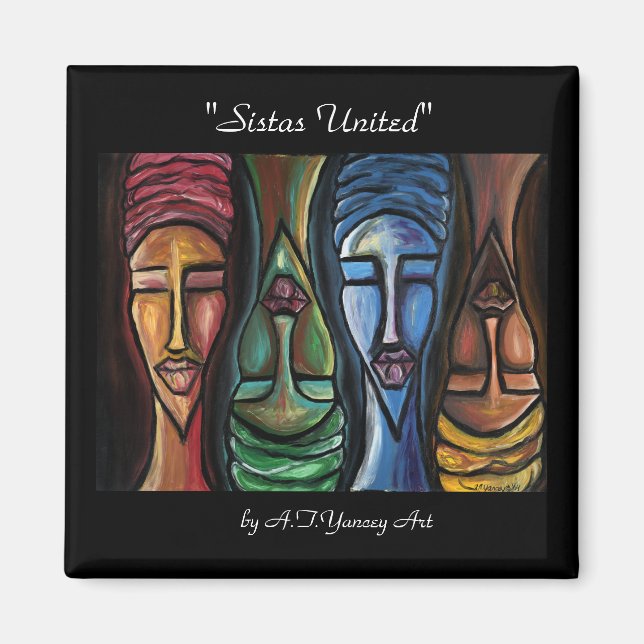 Sistas United Magnet (Front)