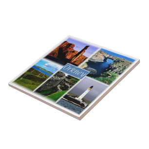SISTENG055 THE ORKNEY ISLANDS ORKNEYS, Scotland Tile