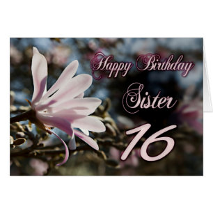 Sister 16th Birthday with magnolia