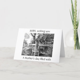 **SISTER** a MOTHER'S DAY FILLED WITH JOY Card