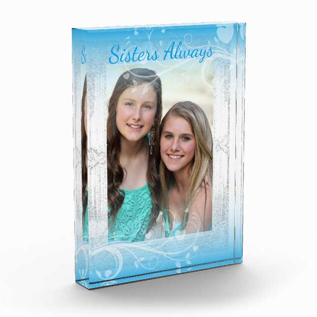 Sister Always DIY Photo Block (Left)