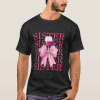 Sister And Wine Coquette Bow Christmas Girly Siste