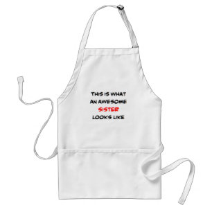 sister, awesome standard apron