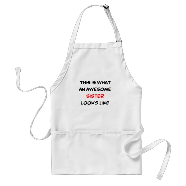 sister, awesome standard apron (Front)