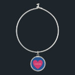 "Sister" Bangle Charm Sister Bracelet<br><div class="desc">The "Sister" Bangle Charm Sister Bracelet is a unique piece that has an editable message for you to personalize easily. This charm bracelet says "Sister" to create a one of a kind bracelet your Sister will love.</div>