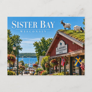 Sister Bay Wisconsin Postcard