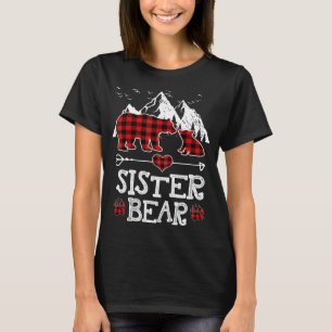 Sister Bear Red Buffalo Plaid Sister Bear Pajama T-Shirt