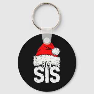 Sister Big Santa Christmas Family Matching Pyjamas Keychain