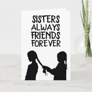 SISTER BIRTHDAY FRIEND GREETING CARDS