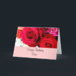 Sister Birthday Greeting Roses Card<br><div class="desc">Birthday products for sisters</div>
