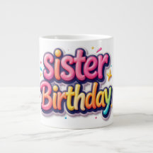 Sister Birthday Rainbow Bubble Gift for Sister