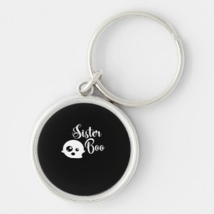 Sister Boo Halloween  Keychain