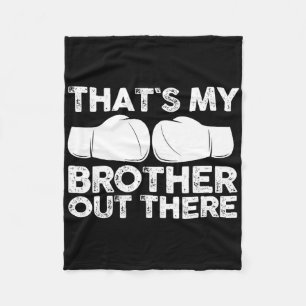 Sister Brother Kickboxing Fleece Blanket