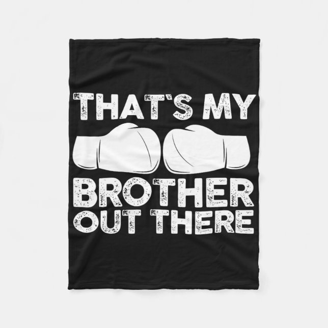 Sister Brother Kickboxing  Fleece Blanket (Front)