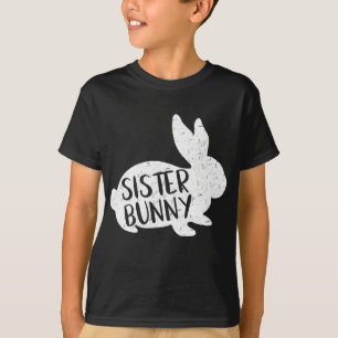 Sister Bunny Cute Matching Family Easter T-Shirt