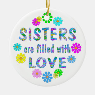 Sister Ceramic Ornament