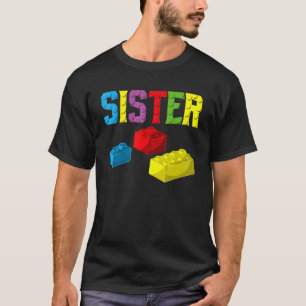 Sister Colour Blocks Family Builder Building Set B T-Shirt