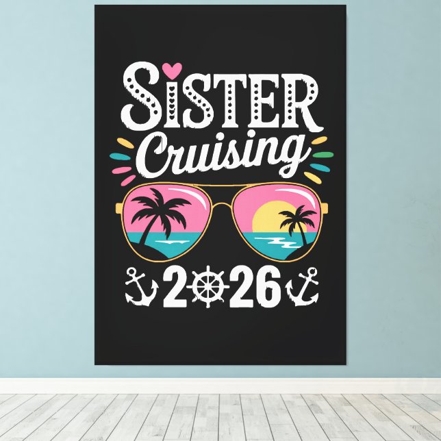 Sister Curising 2026 Canvas Print (Insitu(Wood Floor))