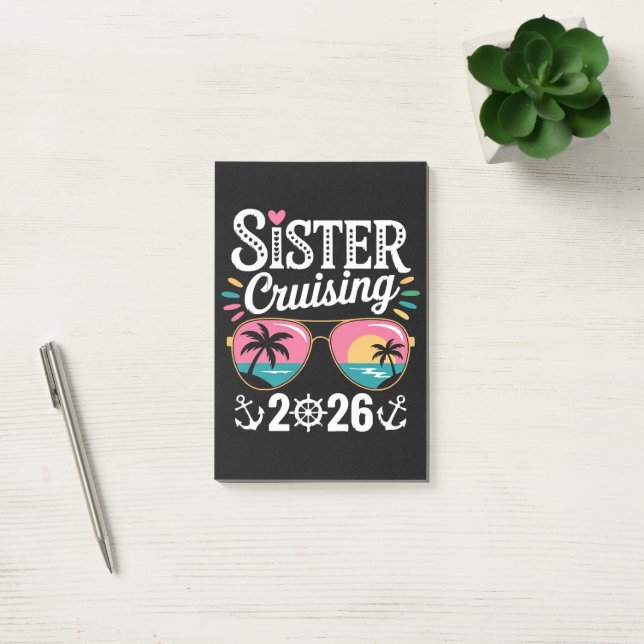 Sister Curising 2026 Post-it Notes (Office)