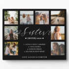 Sister Definition Script Photo Collage Keepsake