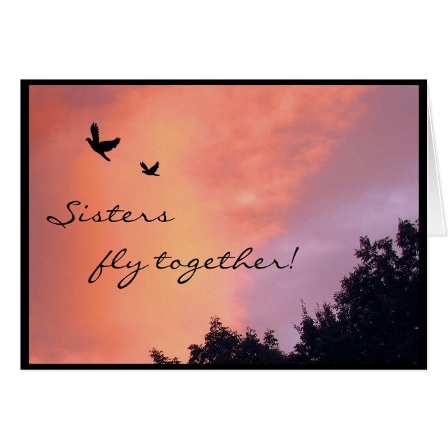 Sister Doves at Sunset (Front Horizontal)