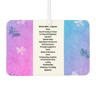 Sister Embellished Air Freshener