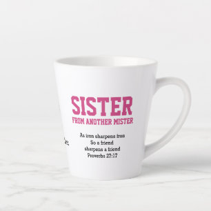 SISTER FROM ANOTHER MISTER Monogram Latte Mug