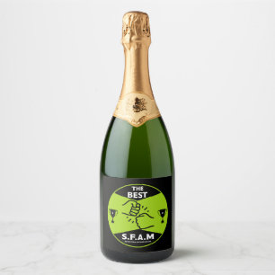 Sister From Another Mister Sparkling Wine Label