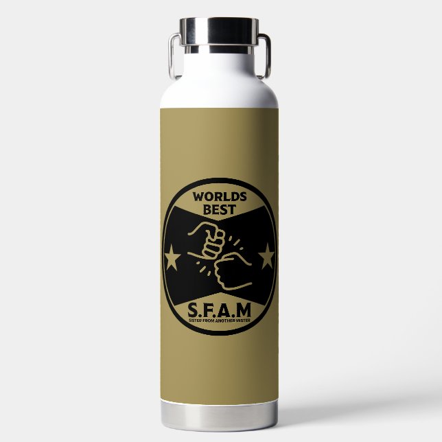 Sister From Another Mister Water Bottle (Front)