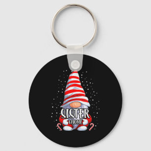 Sister Gnome Christmas Pajamas Matching Family Gro Keychain