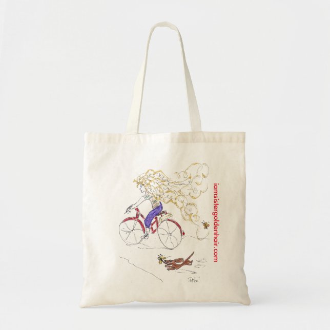 Sister Golden Hair and Snoopy Tote Bag (Front)
