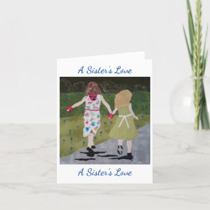 Sister, Greeting Card, Note Card