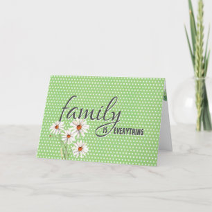 Sister-in-law Birthday Daisies On Polka Dots Card