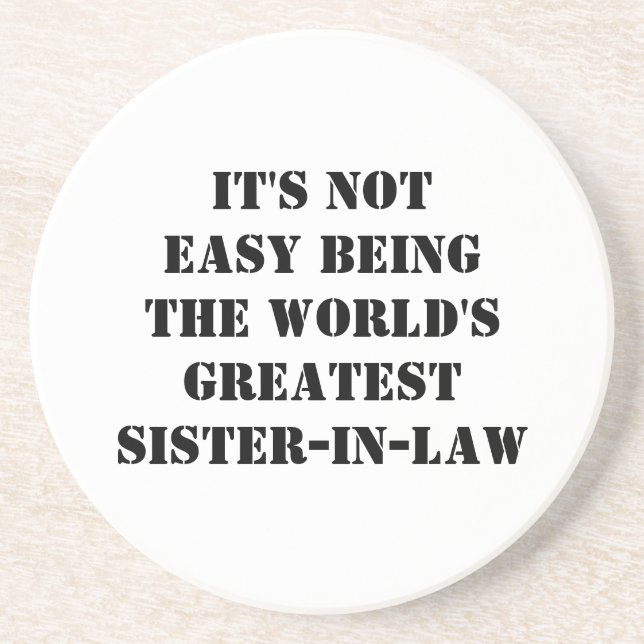 Sister-In-Law Coaster (Front)