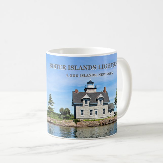 Sister Islands Lighthouse, New York Mug (Front Right)