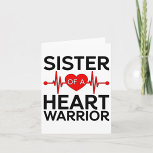 Sister Of A Chd Warrior Congenital Heart Disease C Card
