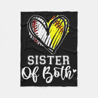 Sister Of Both Sell Softll Sister  Fleece Blanket