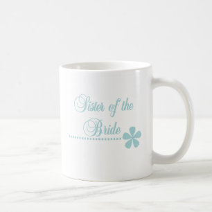 Sister of Bride Teal Elegance Coffee Mug