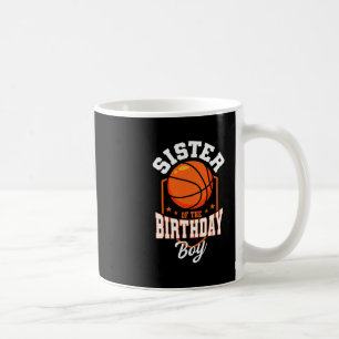 Sister Of The Birthday Boy Sketll Theme Bday Party Coffee Mug