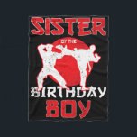 Sister Of The Birthday Karate Taekwondo Boy Martia Fleece Blanket<br><div class="desc">Sister Of The Birthday Karate Taekwondo Boy Martial Arts</div>