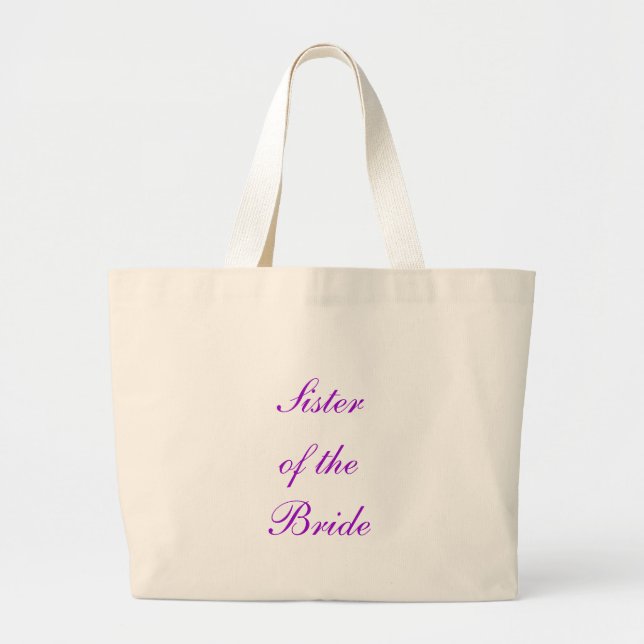 Sister of the Bride - bag (Front)