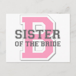 Sister of the Bride Cheer Postcard