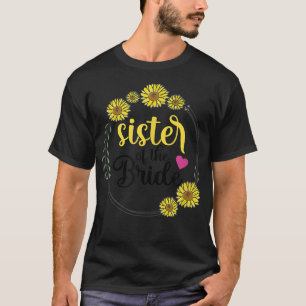 Sister Of The Bride Wedding Matching Bridal Party T-Shirt