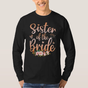 Sister Of The Bride Wedding Shower Women T-Shirt